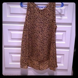 EUC Leopard Print Tunic Tank